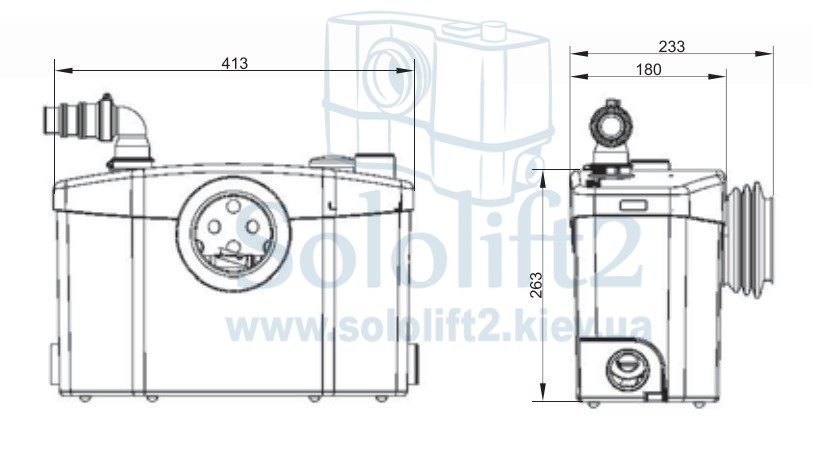 Каналізаційна станція SFA SANIPRO - 3