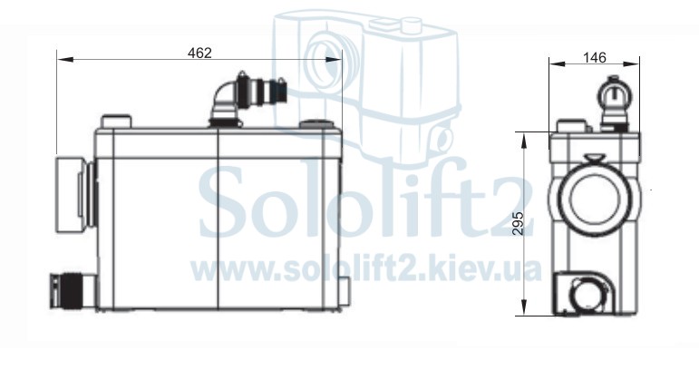 Каналізаційна станція SFA SANIPACK - 3