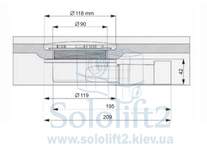 Каналізаційна станція SFA SANIDOUCHE Flat - 3