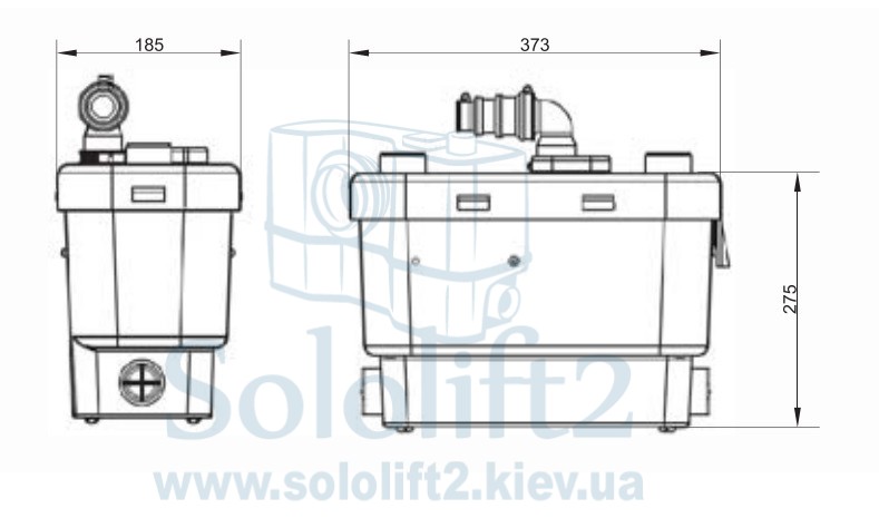 Каналізаційна станція SFA SANIVITE - 3