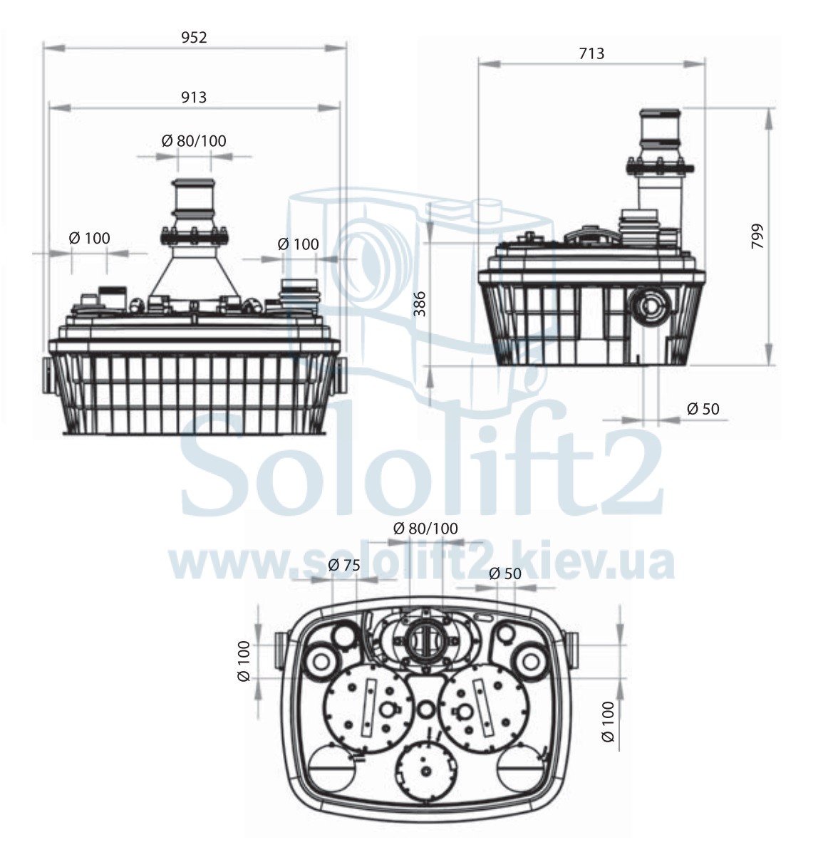 Каналізаційна станція SFA SANICUBIC 2 XL - 5