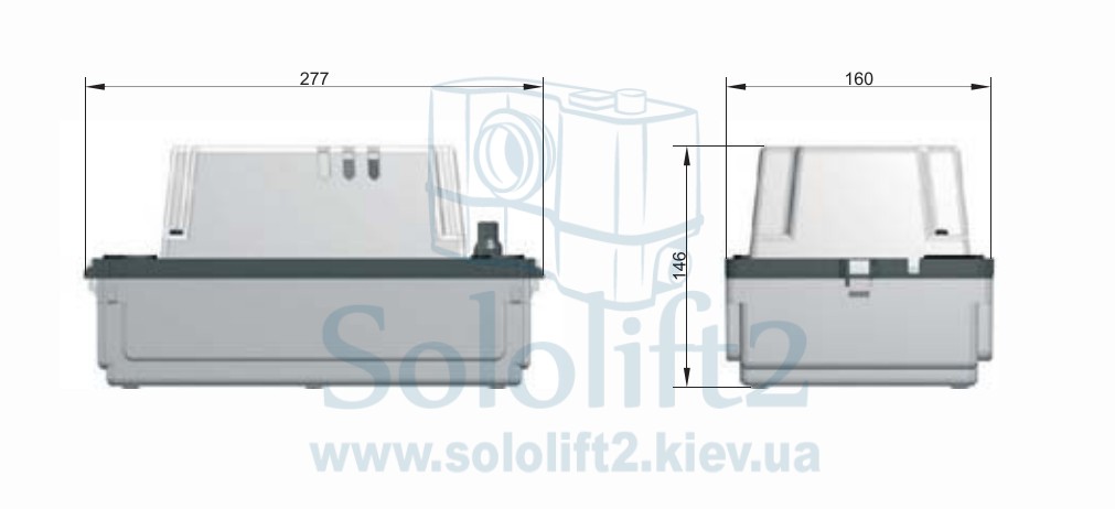 Насос для відведення конденсату SFA SANICONDENS Plus - 3