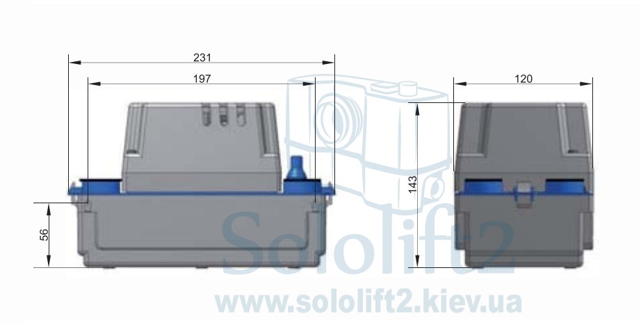 Насос для відведення конденсату SFA SANICONDENS Mini - 3
