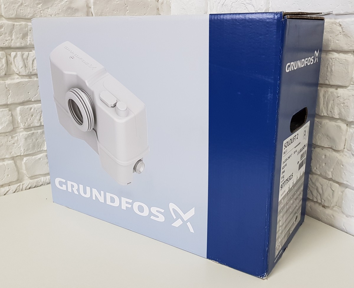 Каналізаційна установка Grundfos Sololift2 WC-3 (97775315) - 2