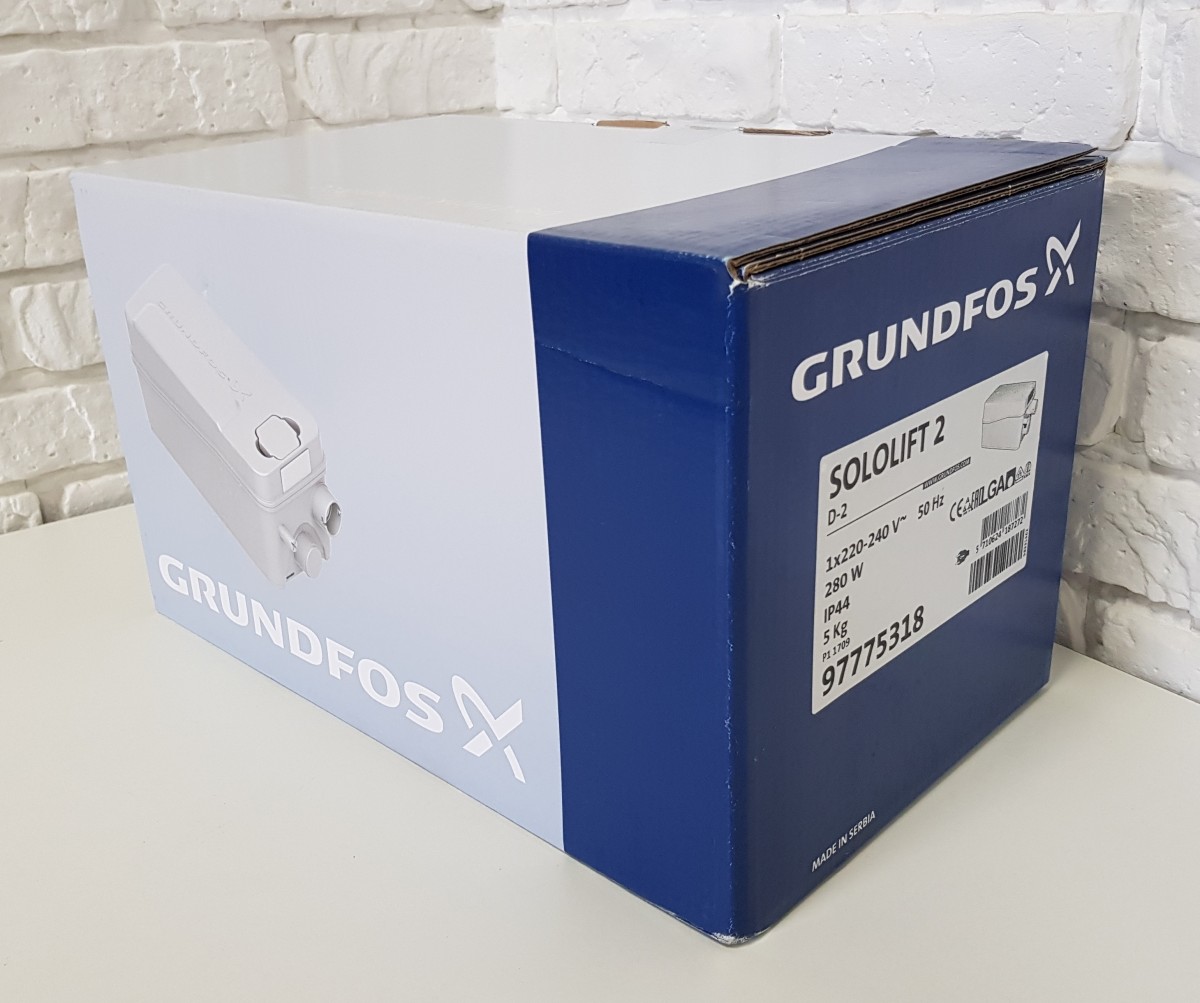 Каналізаційна установка Grundfos Sololift2 D-2 (97775318) - 2
