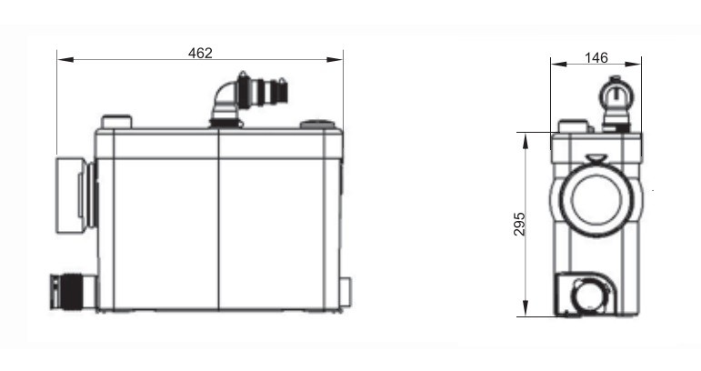 Каналізаційна станція SFA SANIPACK - 4