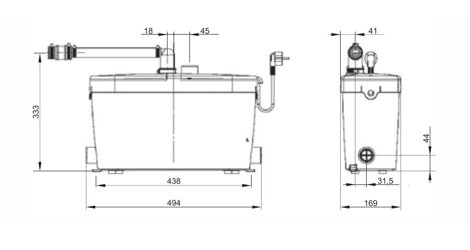 Каналізаційна станція SFA SANIACCESS Pump - 3