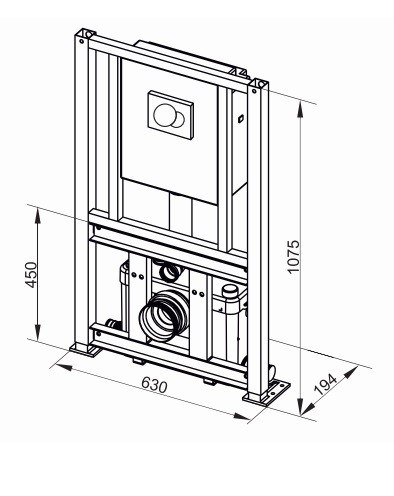 Каналізаційна станція SFA SANIWALL Pro - 4