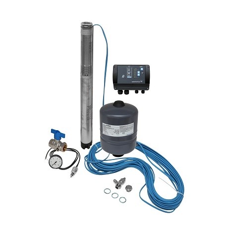 Комплект підтримки постійного тиску з глибинним насосом Grundfos SQE 5-70 (96510168) - 2