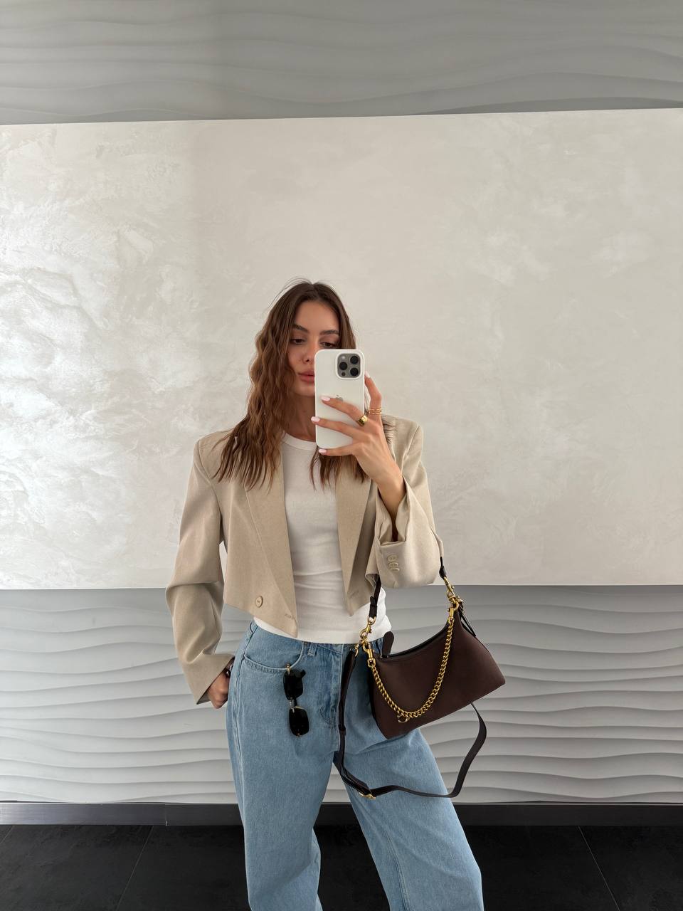 Сoach Juliet Shoulder Bag Brown Suede - 2