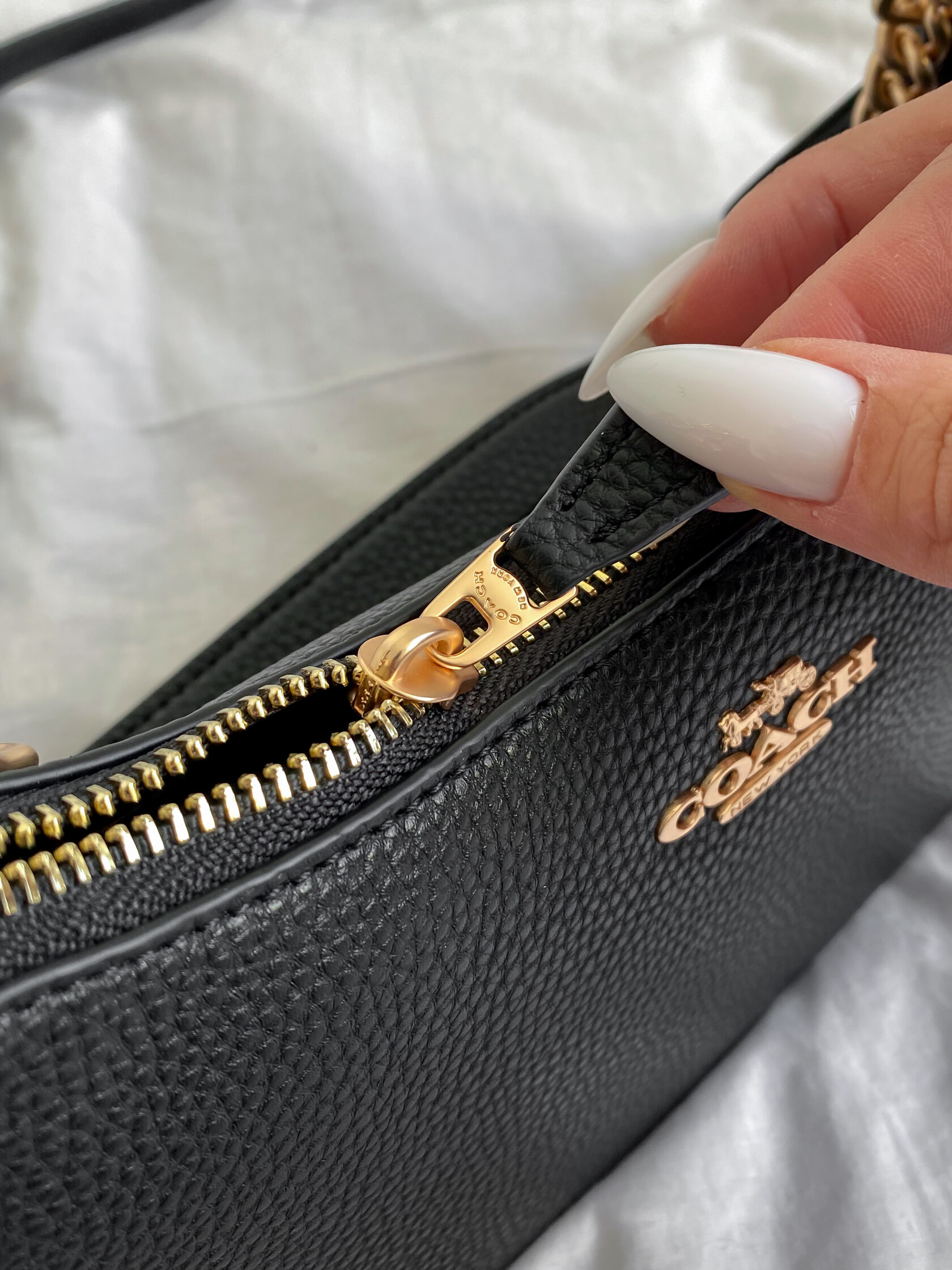 Сoach swinger 20 chalk Brown/Black. - 9